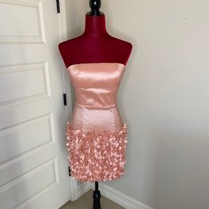 Forever 21 metallic pink dress